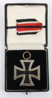 Scarce Deluxe WW2 German 1939 Iron Cross 2nd Class in Presentation Case by Richard Simm & Sohne, Gablonz a.d.N.