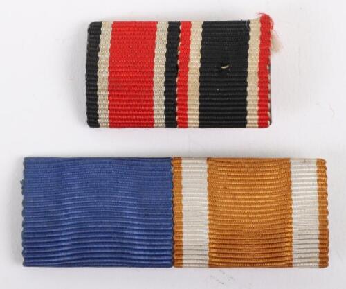 2x WW2 German Tunic Medal Ribbon Bars