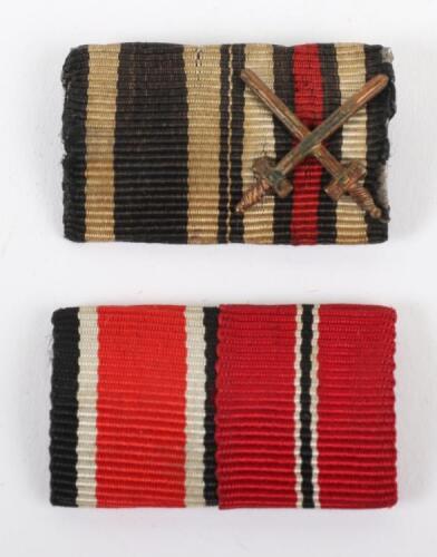 2x WW2 German Tunic Medal Ribbon Bars