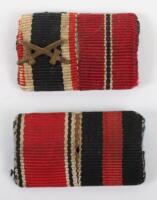 2x WW2 German Tunic Medal Ribbon Bars