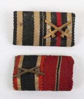 2x WW2 German Tunic Medal Ribbon Bars