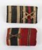 2x WW2 German Tunic Medal Ribbon Bars