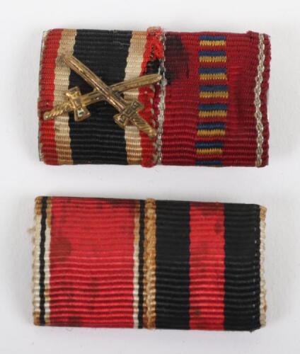 2x WW2 German Tunic Medal Ribbon Bars