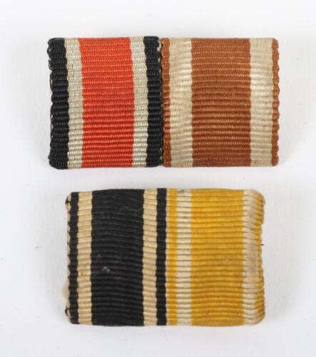 2x WW2 German Tunic Medal Ribbon Bars