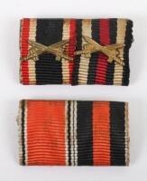 2x WW2 German Tunic Medal Ribbon Bars