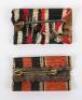 2x WW2 German Tunic Medal Ribbon Bars - 2