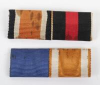 2x WW2 German Tunic Medal Ribbon Bars