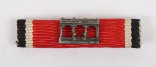 Rare Third Reich NSDAP Blood Order (Blutorden) Tunic Medal Ribbon Bar