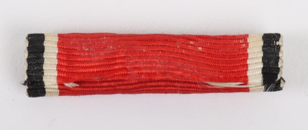 Red Ribbon Hitler Rare Third Reich NSDAP Blood Order (Blutorden) Tunic Medal Ribbon Bar