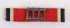 Rare Third Reich NSDAP Blood Order (Blutorden) Tunic Medal Ribbon Bar - 3