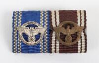 WW2 German NSDAP Long Service Medal Ribbon Bar