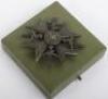 Third Reich Cased Spanish Cross with Swords in Bronze - 3