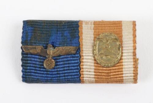 WW2 German Tunic Medal Ribbon Bar