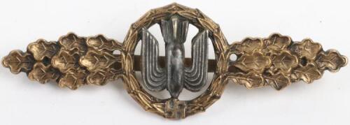 Luftwaffe Operational Flying Clasp for Bombers in Gold