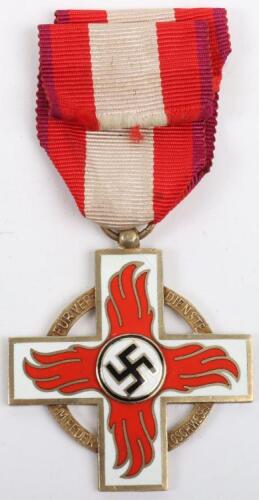 Third Reich Fire Brigade Decoration in Gold