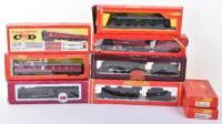 Boxed Hornby Railways and Tri-Hornby locomotives and coache