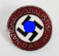 Third Reich NSDAP Party Badge by Foerster & Barth Pforzheim