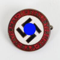 Rare Small Type NSDAP Party Badge by Steinhauer & Luck