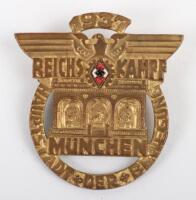 Rare Third Reich Hitler Youth 1937 Reichskampf Munchen Participation Badge