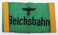 Rare WW2 German Reichsbahn (Railways) Leaders Armband