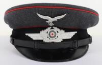 WW2 German Luftwaffe Flak NCO’s Peaked Cap