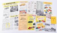 Interesting Collection of Dinky Toys /Leaflets/Collectors Club items
