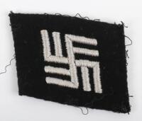 WW2 Waffen-SS Temporary Camp Guard Collar Tab