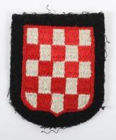 WW2 Waffen-SS Croatian Foreign Volunteers Arm Badge