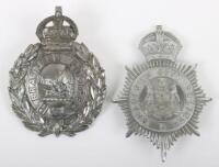 Two Bradford Police Helmet Plates