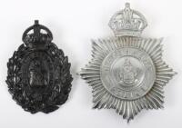 Two Kings crown Police Helmet Plates