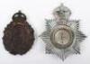 Two Kings crown Police Helmet Plates - 2