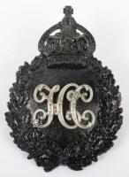 Hampshire Constabulary Helmet Plate Kings crown