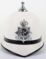Isle of Man Police Ball Top White Summer issue Helmet