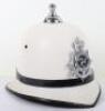 Isle of Man Police Ball Top White Summer issue Helmet - 3