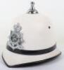 Isle of Man Police Ball Top White Summer issue Helmet - 4