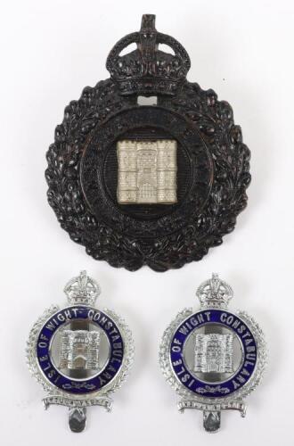 Isle of Wight Constabulary Helmet Badge, pre 1935