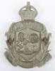 Macclesfield Police pre 1935 Helmet Plate Kings crown - 2