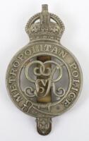 Metropolitan Police Kings Crown George 5th Cap Badge
