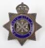 Plymouth City Police Senior Officers Kings Crown Silver Cap badge