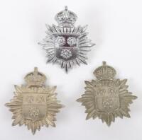 Three Other Ranks Southampton County Borough Police Cap Badges