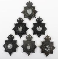 Six Kings Crown Black Night Police Helmet Plates