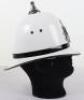 Isle of Man Police Ball Top White Helmet - 3