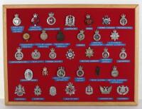 Collection of Thirty Three Obsolete Police Cap Badges
