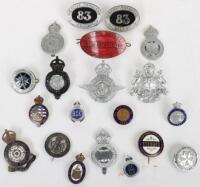 Quantity of Obsolete Kings crown Police cap and lapel badges