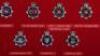 Collection of Thirty Three Obsolete Police Blue Ring Cap Badges - 3