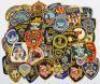 Collection of One Hundred Obsolete USA Police Cloth Patch Badges