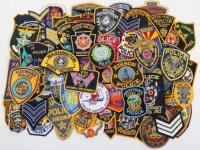 Collection of Obsolete USA Police Cloth Patch Badges