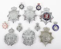 Six Obsolete Police Helmet plates