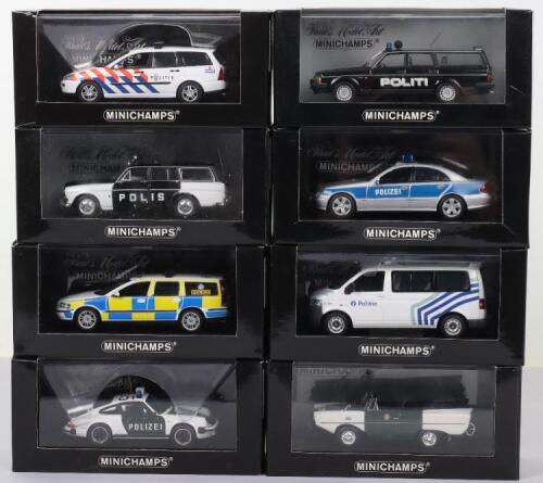 Mini Champs police boxed models