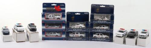Collection of American and Canadian police models,